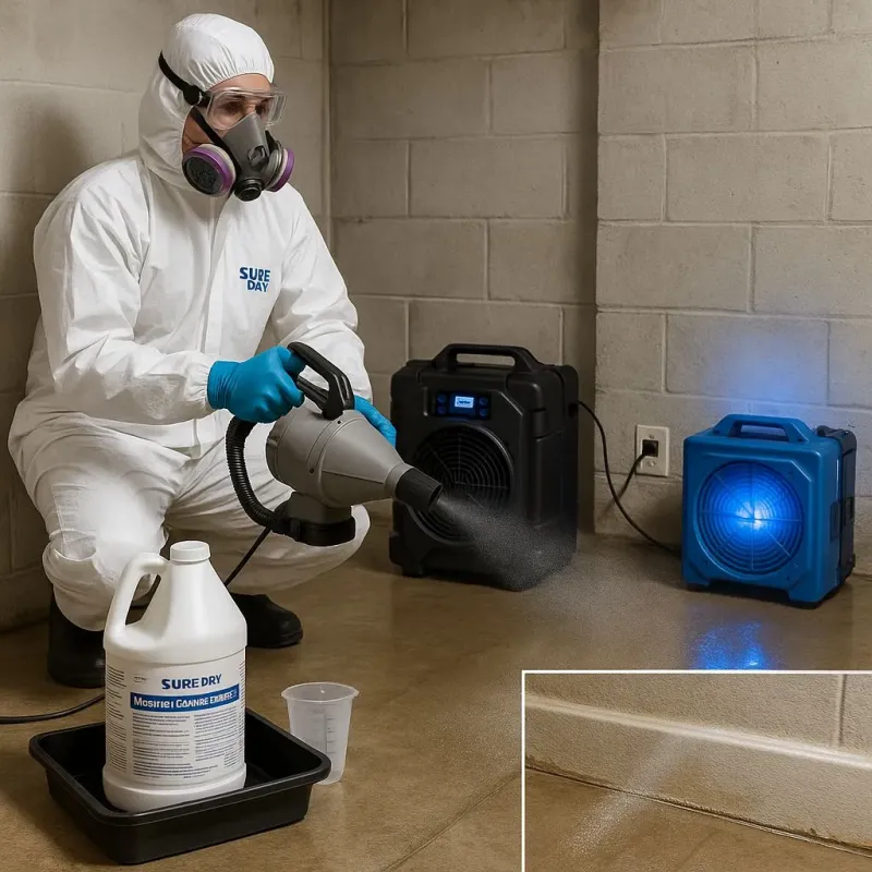 Sanitization and Odor Removal process in Greenport, NY